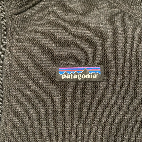 NWOT Patagonia Women's Better Sweater® Quarter-Zip Fleece Top Black size Small - Picture 8 of 16